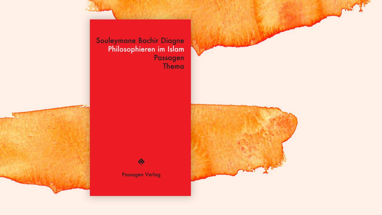 Das rote Cover des Buches steht auf einem aquarellierten Hintergrund.