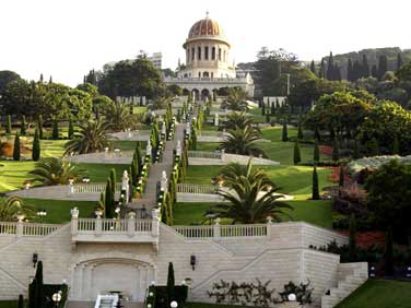 Die Gärten der Baha`i in Haifa - Weltkulturerbe