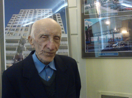 Pawel Elzstein (90), Einwohner des Warschauer Viertels Praga