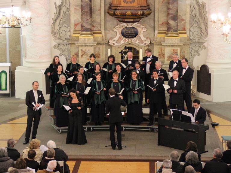 Der Leipziger Synagogalchor bei einem Auftritt