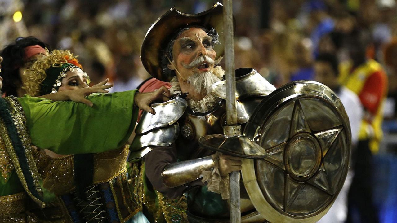 Der schräge spanische Ritter ist in aller Welt bekannt. Sogar in Brasilien verkleiden sich Menschen zu Carneval als Don Quixote.  