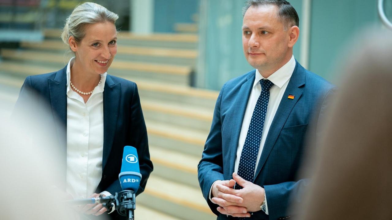 Bundestagwahl 2021 - Weidel Und Chrupalla Zum Spitzenduo Der AfD Gewählt