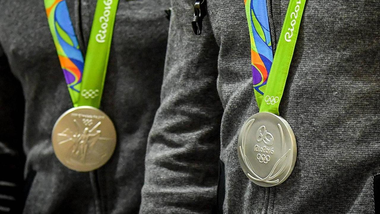 Silbermedaillen bei den Olympischen Spielen in Rio 2016