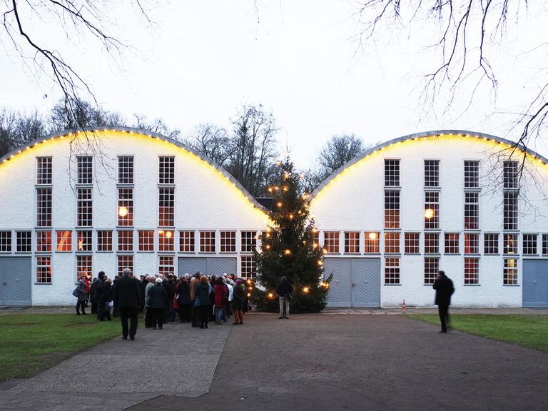 Die Hallenkirche der Johannischen Kirche in Blankensee (Brandenburg)