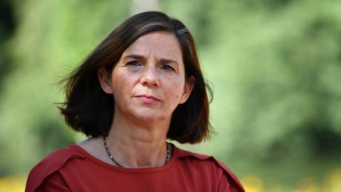 Katrin Göring-Eckardt, Fraktionsvorsitzende von Bündnis90/Die Grünen im Bundestag, aufgenommen bei der Klausur der Grünen-Bundestagsfraktion