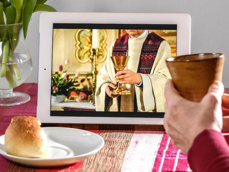 In der Corona-Krise plädieren einige evangelische Theologen dafür, online Abendmahl zu feiern.
