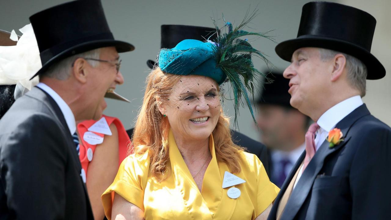 Auf den Pferderennen in Ascot: Sarah, Herzogin von York, feiert ihren 60. Geburtstag.