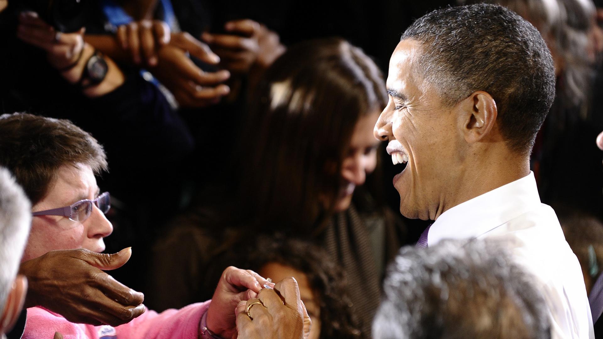 Charlottesvilles: Präsident Obama wirbt um Stimmen für die sogenannten Zwischenwahlen