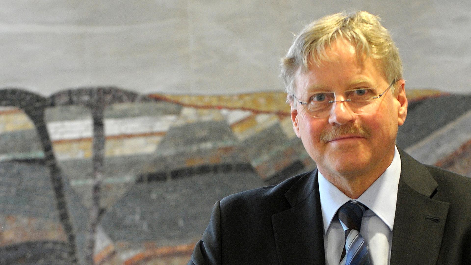 Hans-Joachim Kümpel, Präsident der Bundesanstalt für Geowissenschaften und Rohstoffe (BGR) in Hannover, aufgenommen 2013