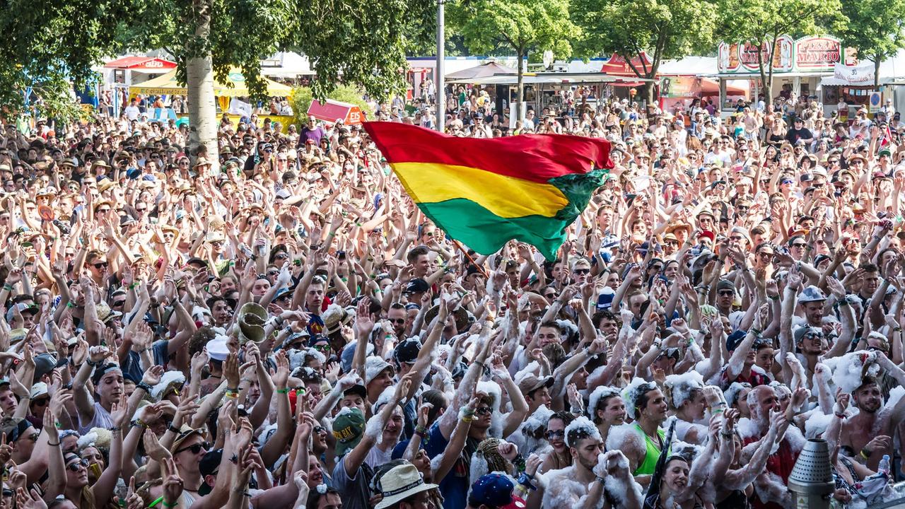 Das Summerjam-Festival ist das größte Reggae-Festival Europas.