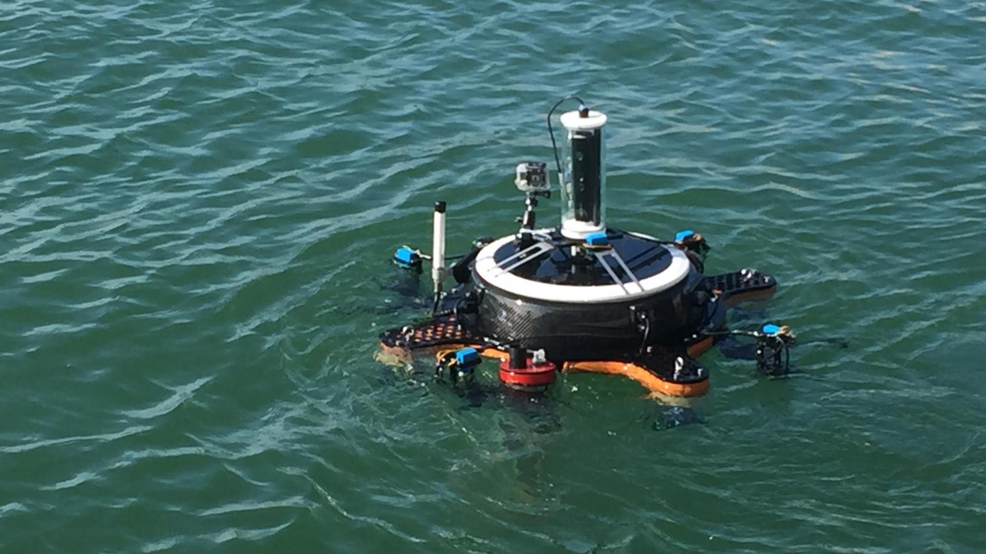 Der Unterwasserroboter in der Lagune von Venedig