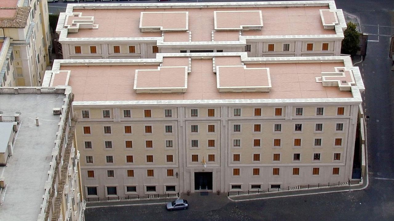Das Gästehaus Casa Santa Marta im Vatikan