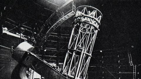 Das Spiegelteleskop des Mount-Wilson-Observatoriums