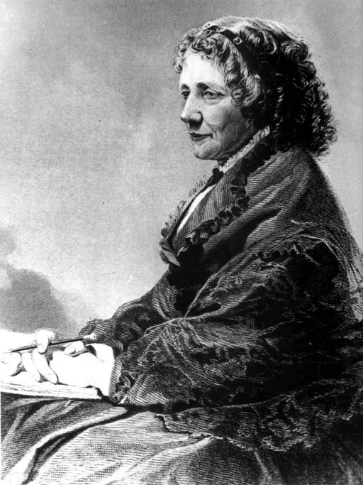 Stich der amerikanischen Schriftstellerin Harriet Beecher Stowe.