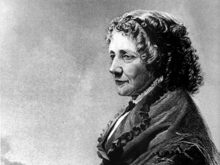 Stich der amerikanischen Schriftstellerin Harriet Beecher Stowe.