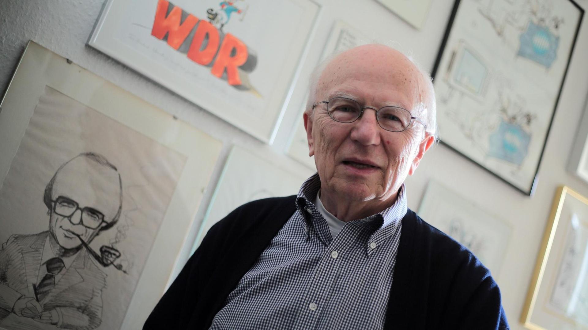 Der ehemalige Intendant des Westdeutschen Rundfunks (WDR), Friedrich Nowottny,