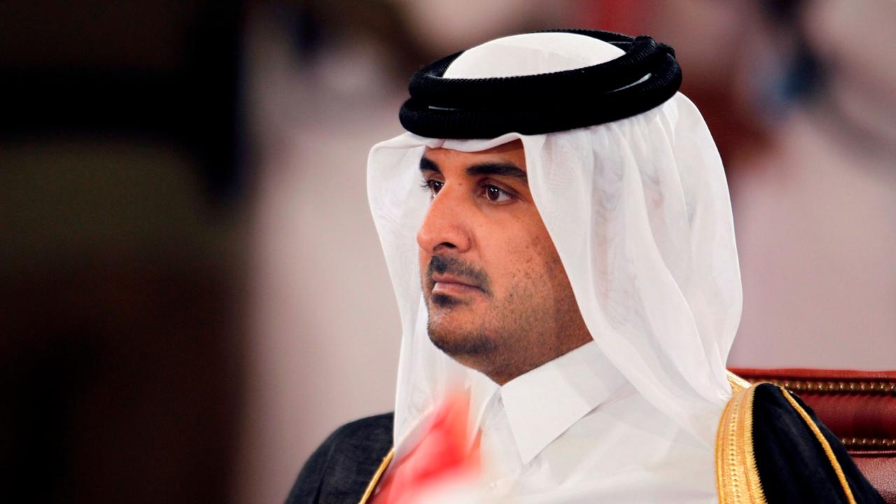 epa03758163 (FILE) A file photo dated 24 December 2012 shows Qatari Crown Prince Sheikh Tamim bin Hamad bin Khalifa Al-Thani attending the opening session of the 33rd Gulf leaders summit in Sakhir Palace, South of Manama, Bahrain. The Doha-based Al Jazeer