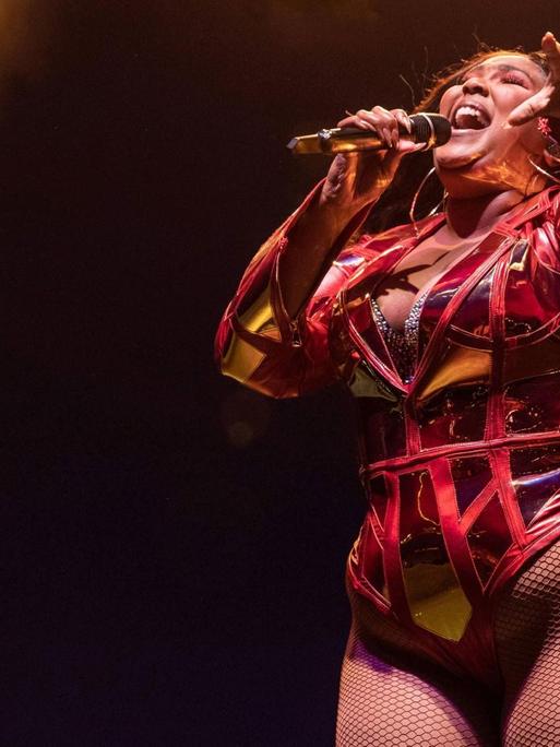 Künstlerin Lizzo während eines Konzerts in Milwaukee im Juni 2019.