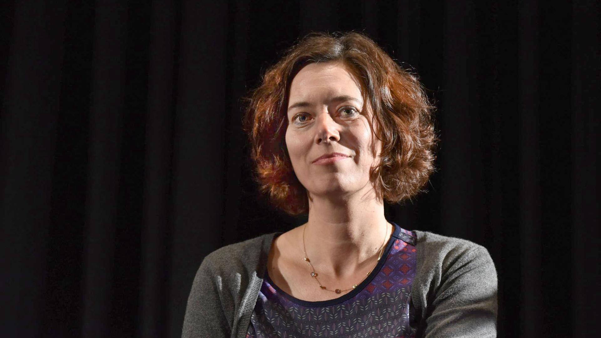 Die österreichische Schriftstellerin Eva Menasse am 12.03.2018 in Köln auf der Lit.Cologne, dem internationalen Literaturfest in Köln.