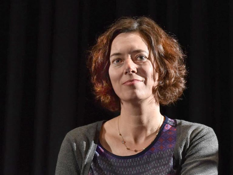 Die österreichische Schriftstellerin Eva Menasse am 12.03.2018 in Köln auf der Lit.Cologne, dem internationalen Literaturfest in Köln.