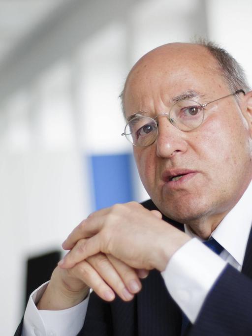 Gregor Gysi während eines Interviews im Mai 2017.