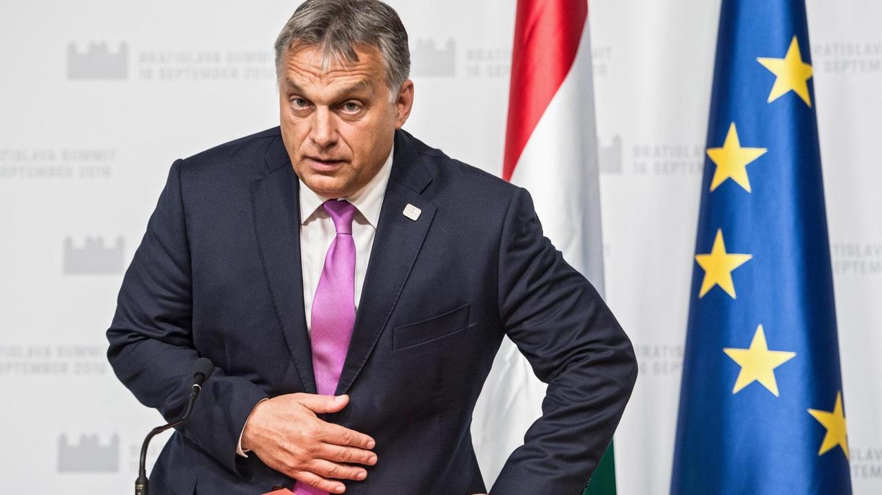Victor Orban im EU-Parlament