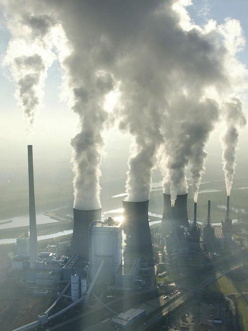 Ein Kohlekraftwerk im Ruhrgebiet.