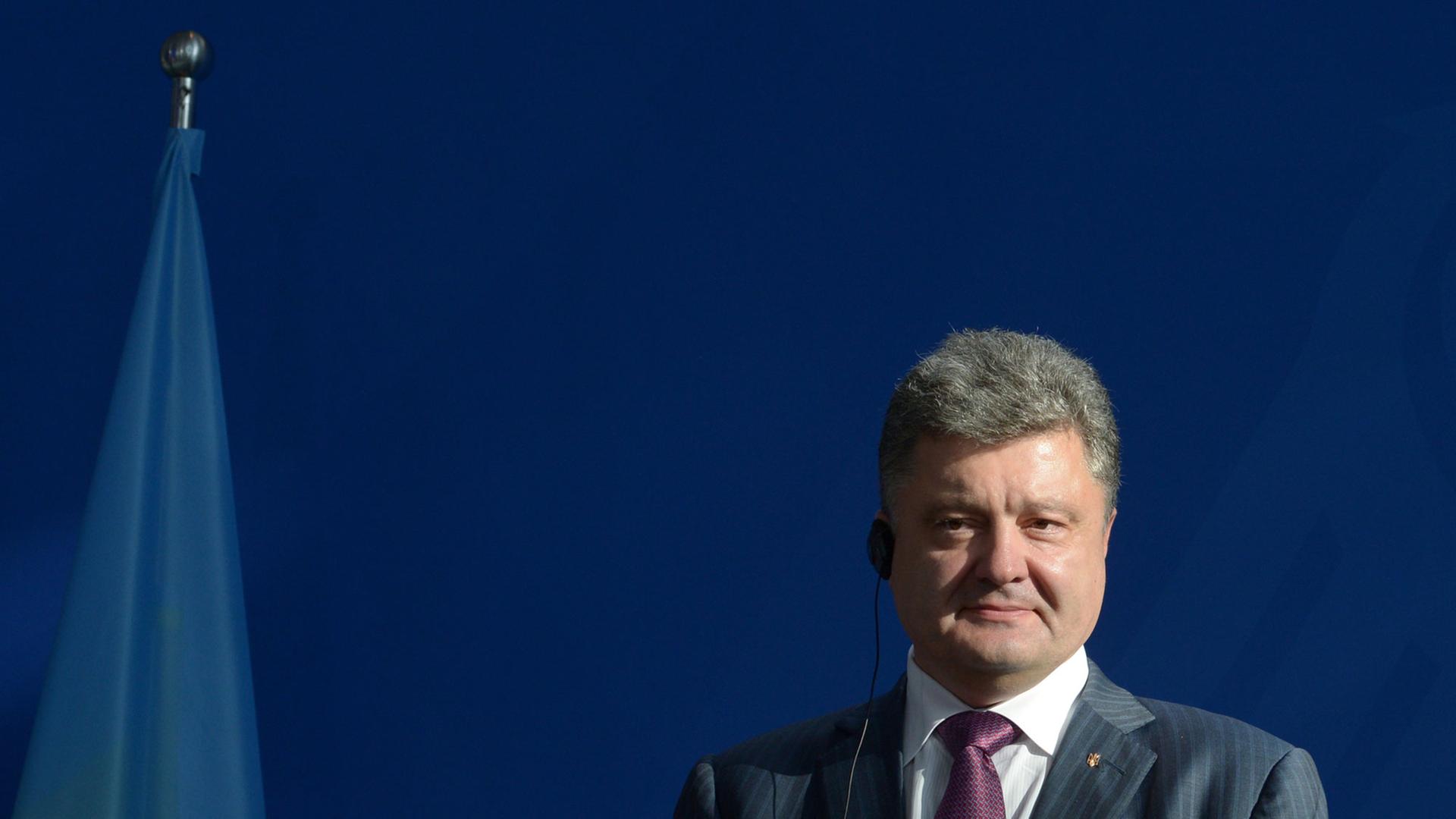 Der neue ukrainische Präsident Petro Poroschenko.
