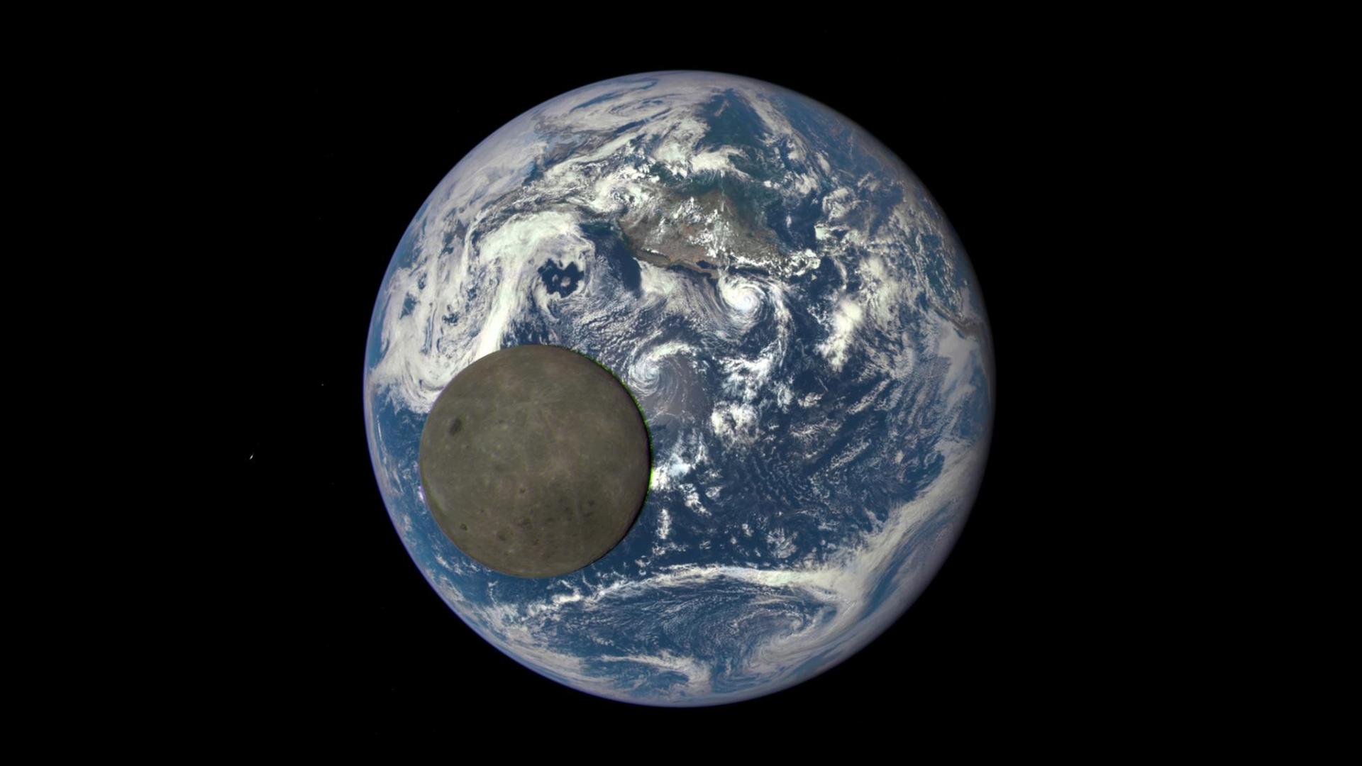 Der Mond kreist außen, nicht innen: Die Idee des Innenweltkosmos hat sich nicht durchsetzen können 