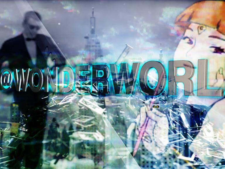 Collage zum Hörspiel @wonderworld von wittmann/zeitblom & Liebert