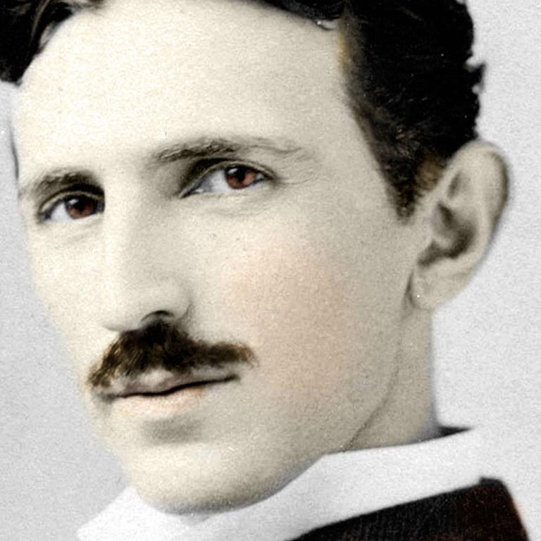 Porträt von Nikola Tesla, 1857-1943