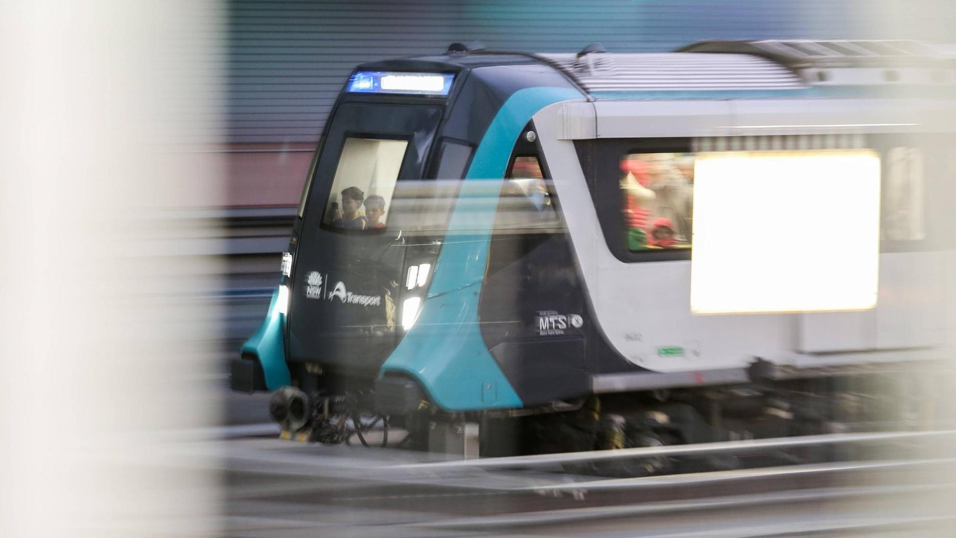 Die fahrerlose Metro in der australischen Stadt Sydney