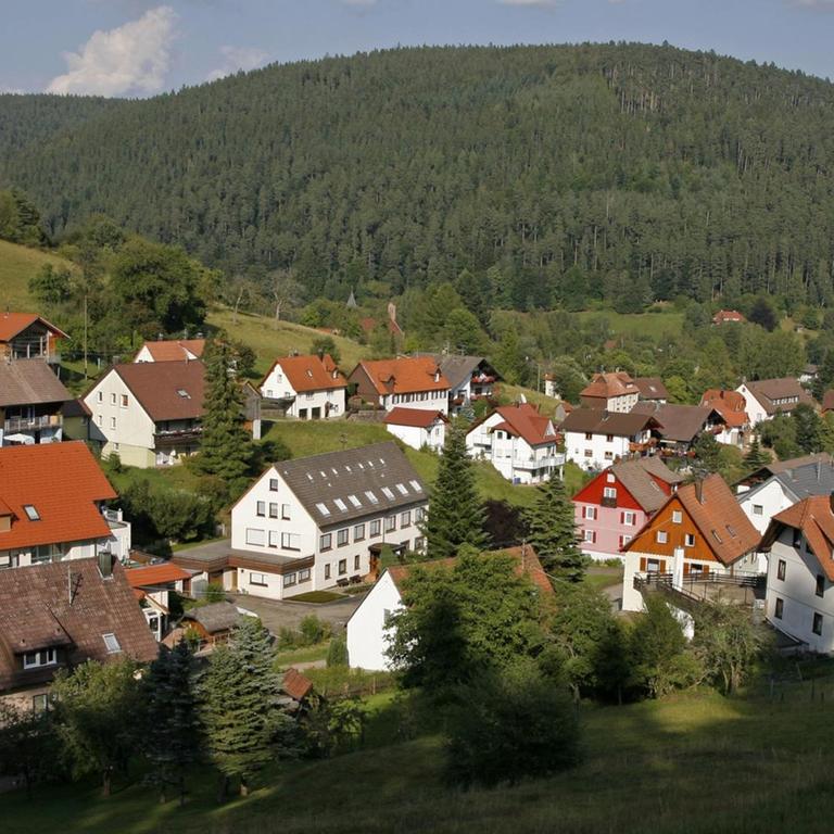 Die Ortschaft Enzklösterle im Kreis Calw im Schwarzwald