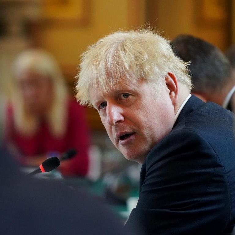 08/09/2020. London, United Kingdom. Prime Minister Boris Johnson chairs the Cabinet Meeting, in the Foreign & Commonwealth Office. |