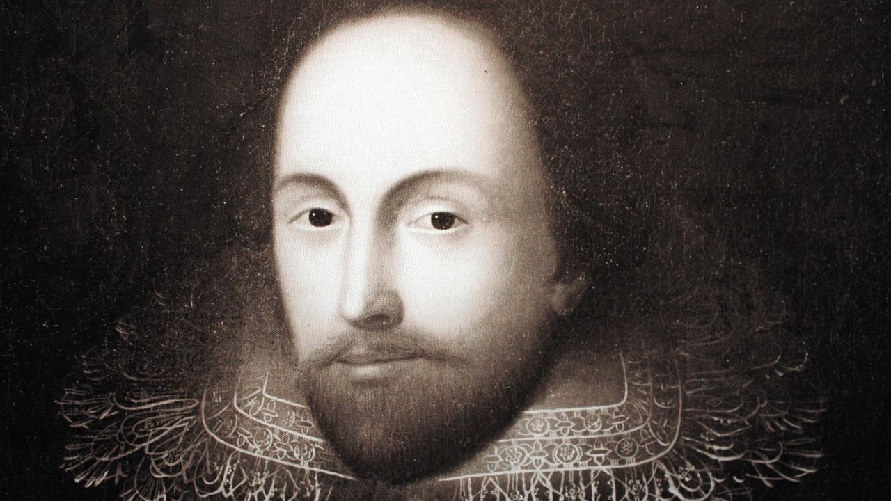 Portrait des englischen Lyrikers William Shakespeare.