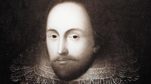 Portrait des englischen Lyrikers William Shakespeare 