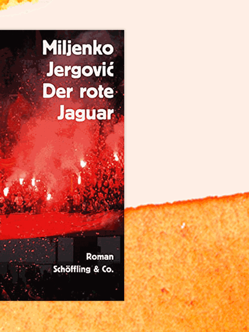 Cover des Romans „Der rote Jaguar" von Miljenko Jergović.
