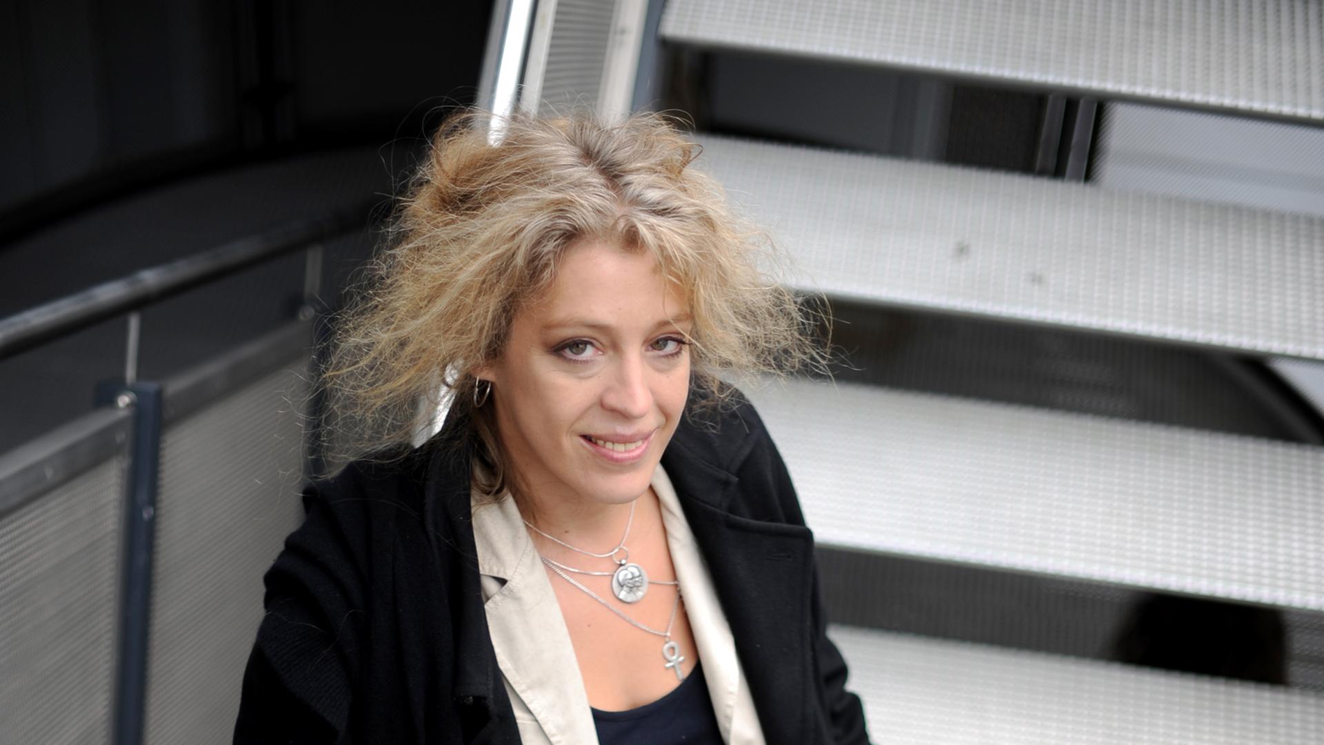 Tina Uebel , aufgenommen am 17.10.2009 auf der 61. Frankfurter Buchmesse in Frankfurt am Main.
