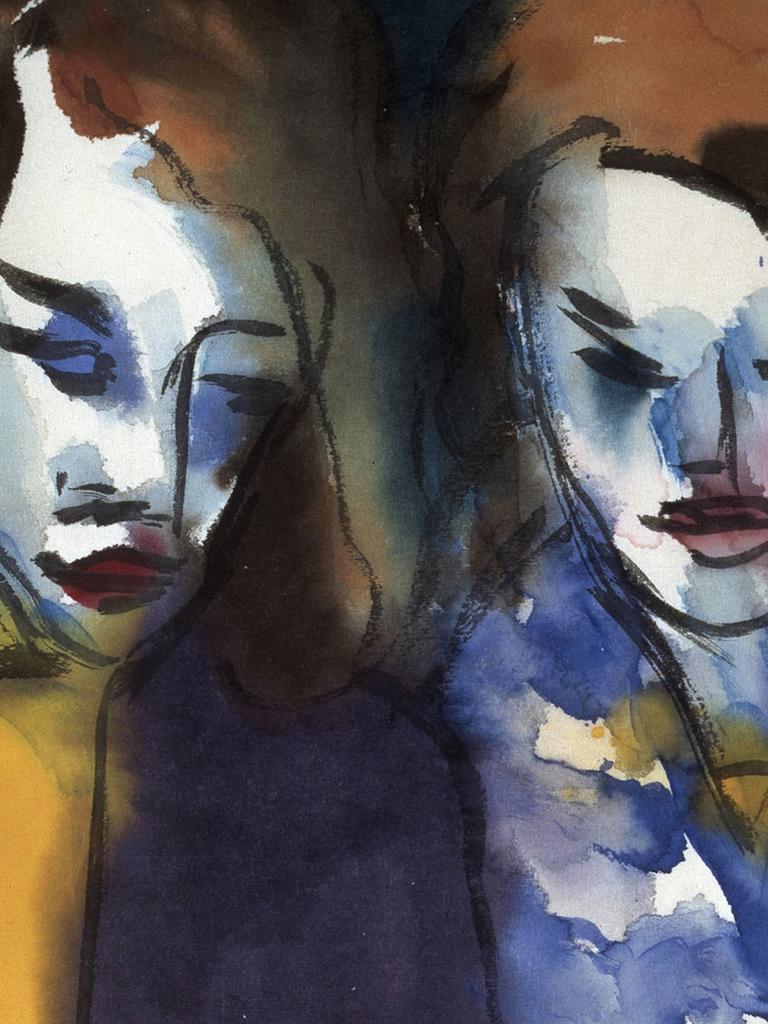 "Drei Frauenköpfe" von Emil Nolde