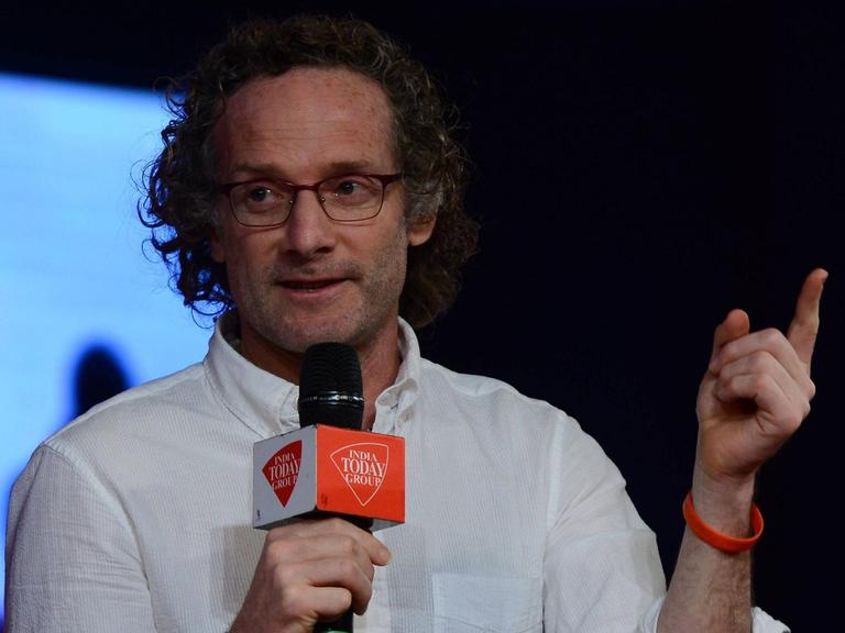 Theo Padnos während eines Gesprächs bei der "India Today Conclave 2015".
