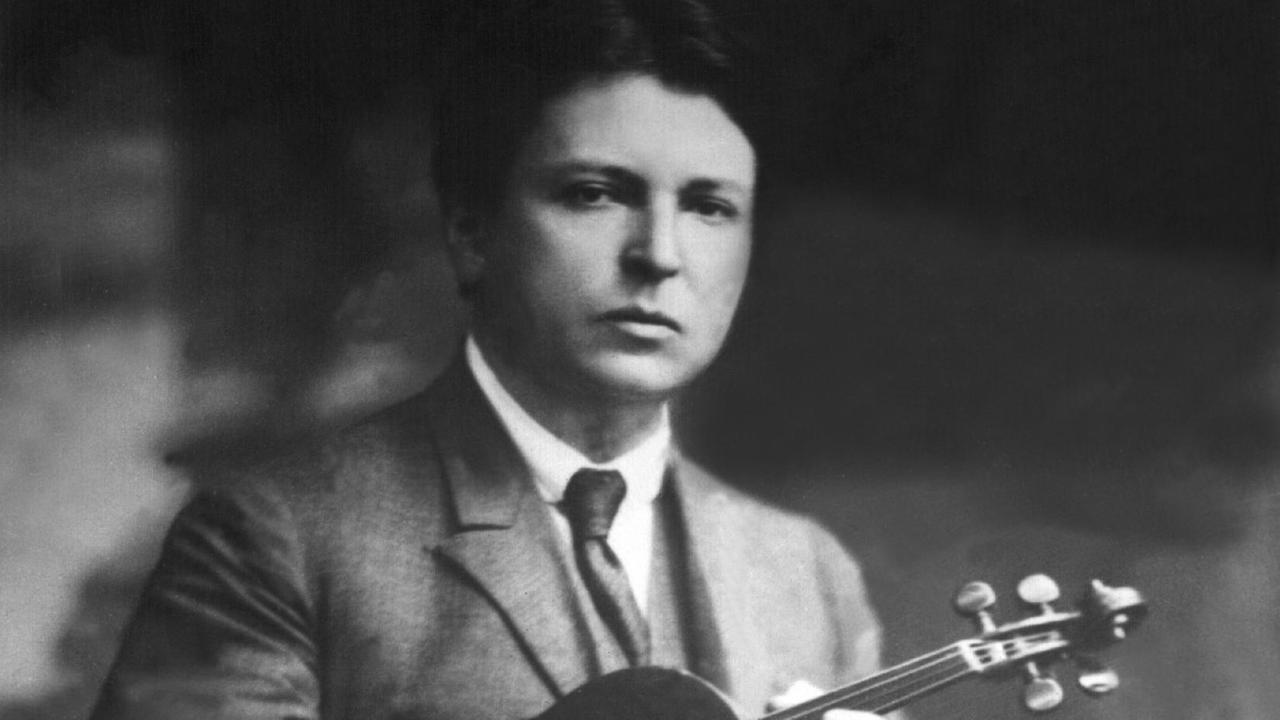 George Enescu, rumänischer Komponist und Violinist, Lehrer von Yehudi Menuhin.