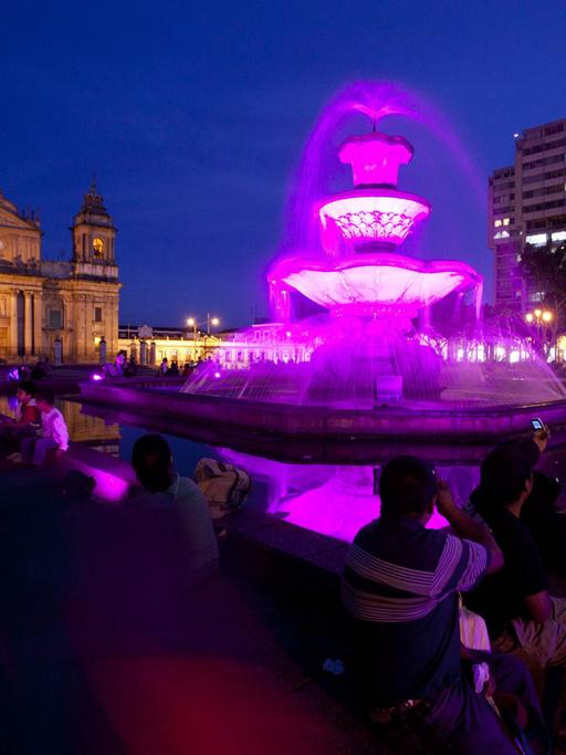 Die Innenstadt von Guatemala-Stadt.