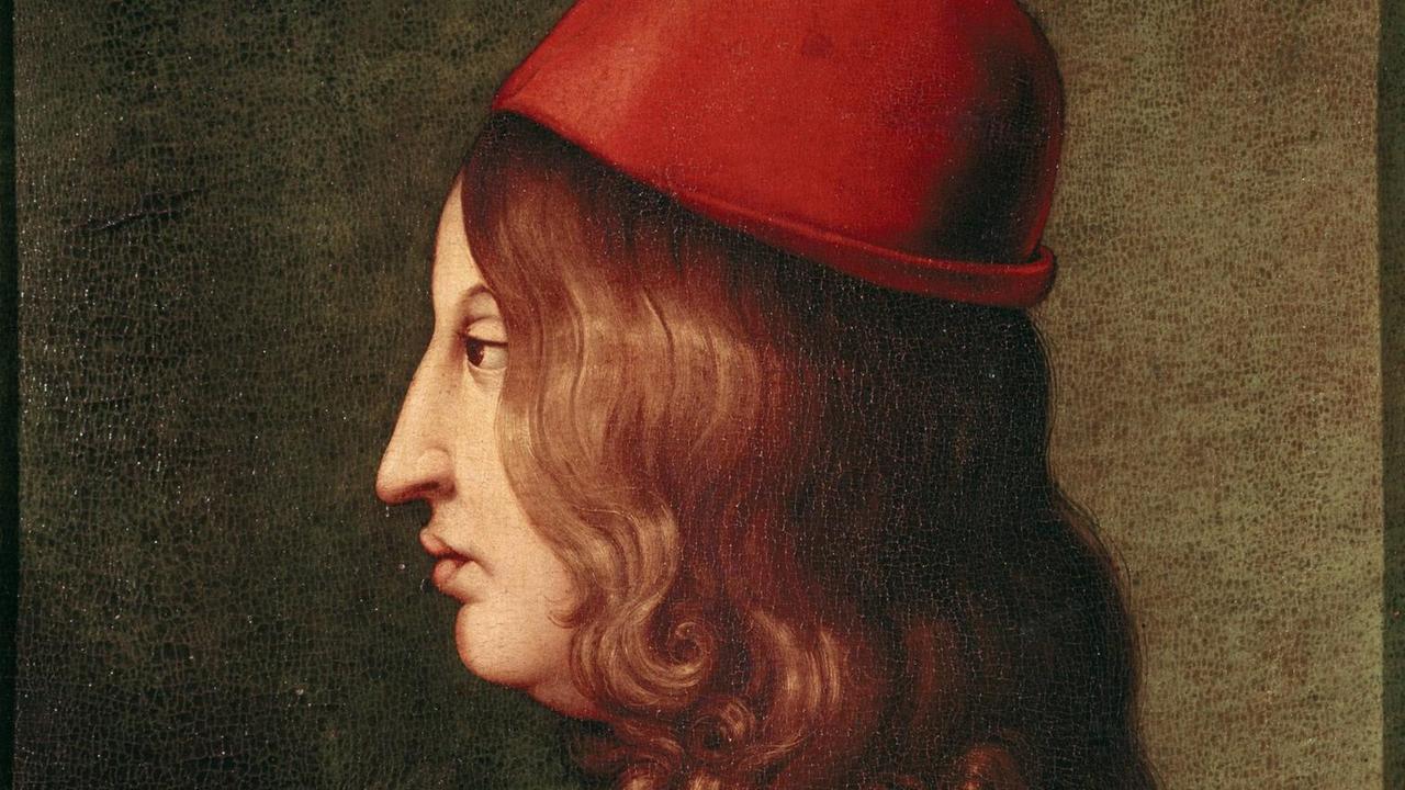 Portrait des italienischen Philosophen Giovanni Pico della Mirandola (1463-1494).