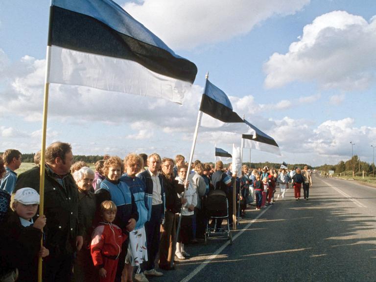 23. August 1989 - Menschenkette durch die drei baltischen Republiken Lettland, Litauen und Estland