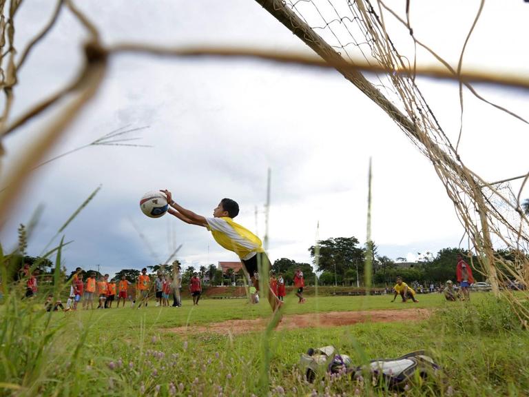 Fuballprojekt in einer Favela im brailianischen Bundesstaat Mato Grosso