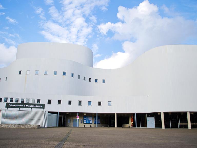 Das Düsseldorfer Schauspielhaus, aufgenommen am 26.02.2014