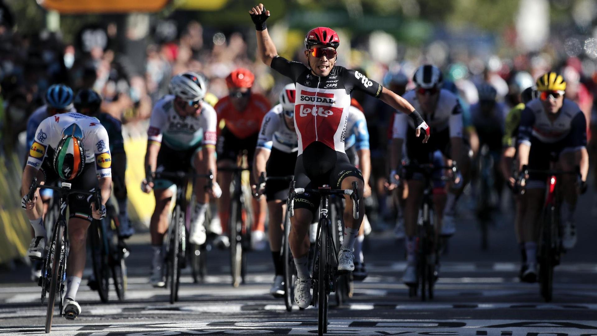 Der australische Radrennfahrer Caleb Ewan Der australische Radrennfahrer Caleb Ewan
