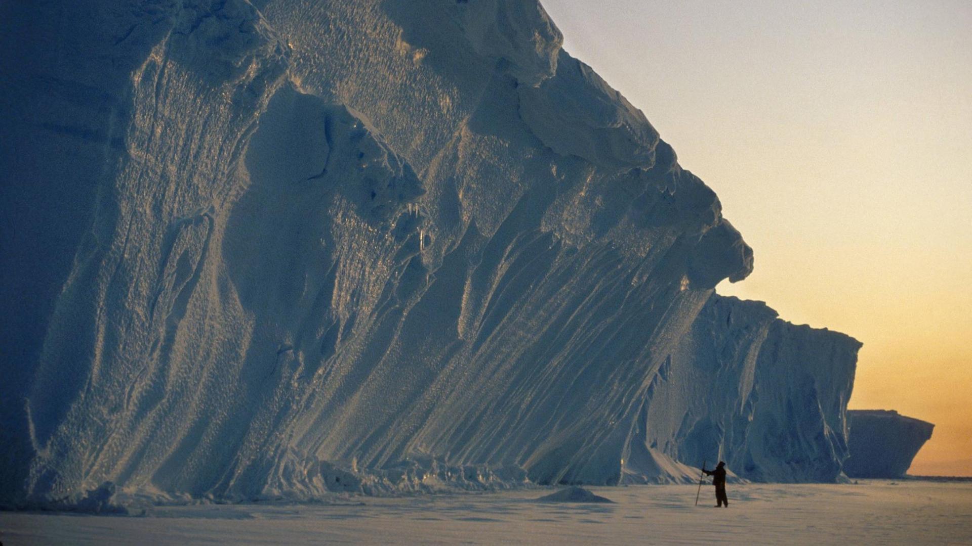 Das Brunt Ice Shelf in der Antarktis gilt in diesem Winter als nicht sicher