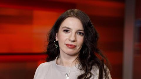 Marina Weisband in der ARD-Talkshow hart aber fair im WDR Fernsehstudio A. Köln, 10.02.2020