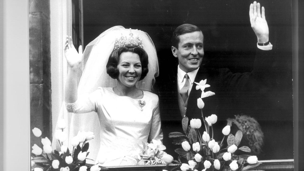 Hochzeit von Prinzessin Beatrix der Niederlande mit dem Deutschen Claus von Amsberg in Amsterdam 1966